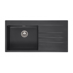 Zlewozmywak Reginox BREDA 10 PRAWY BLACK SILVERY